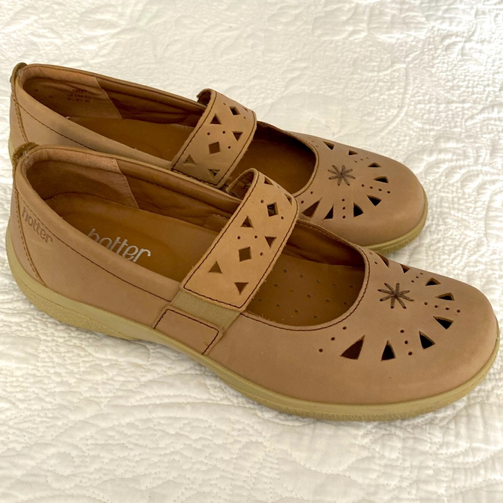 Hotter Made in England slip in shoes. 8.5.